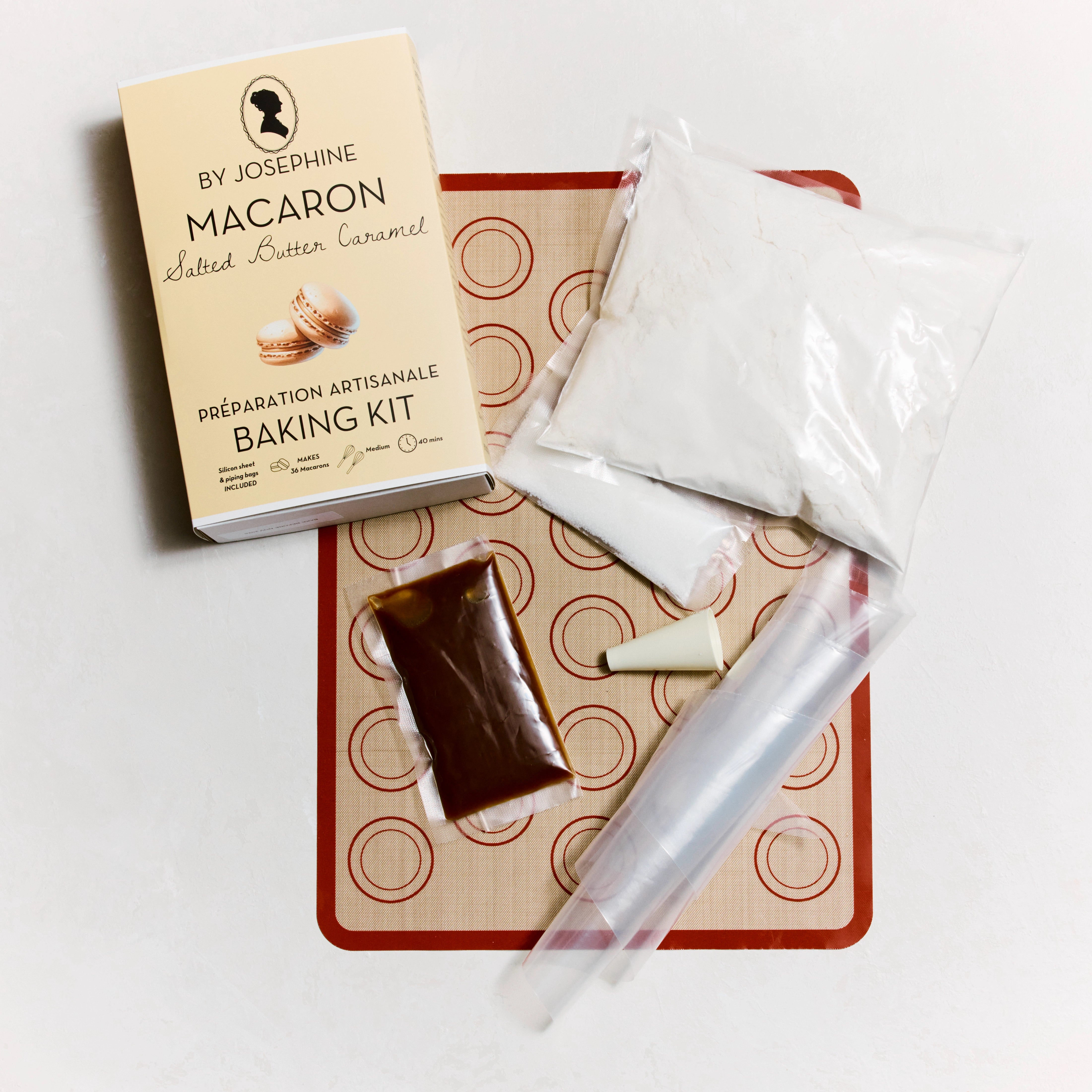 Salted Butter Caramel Macaron Baking Kit