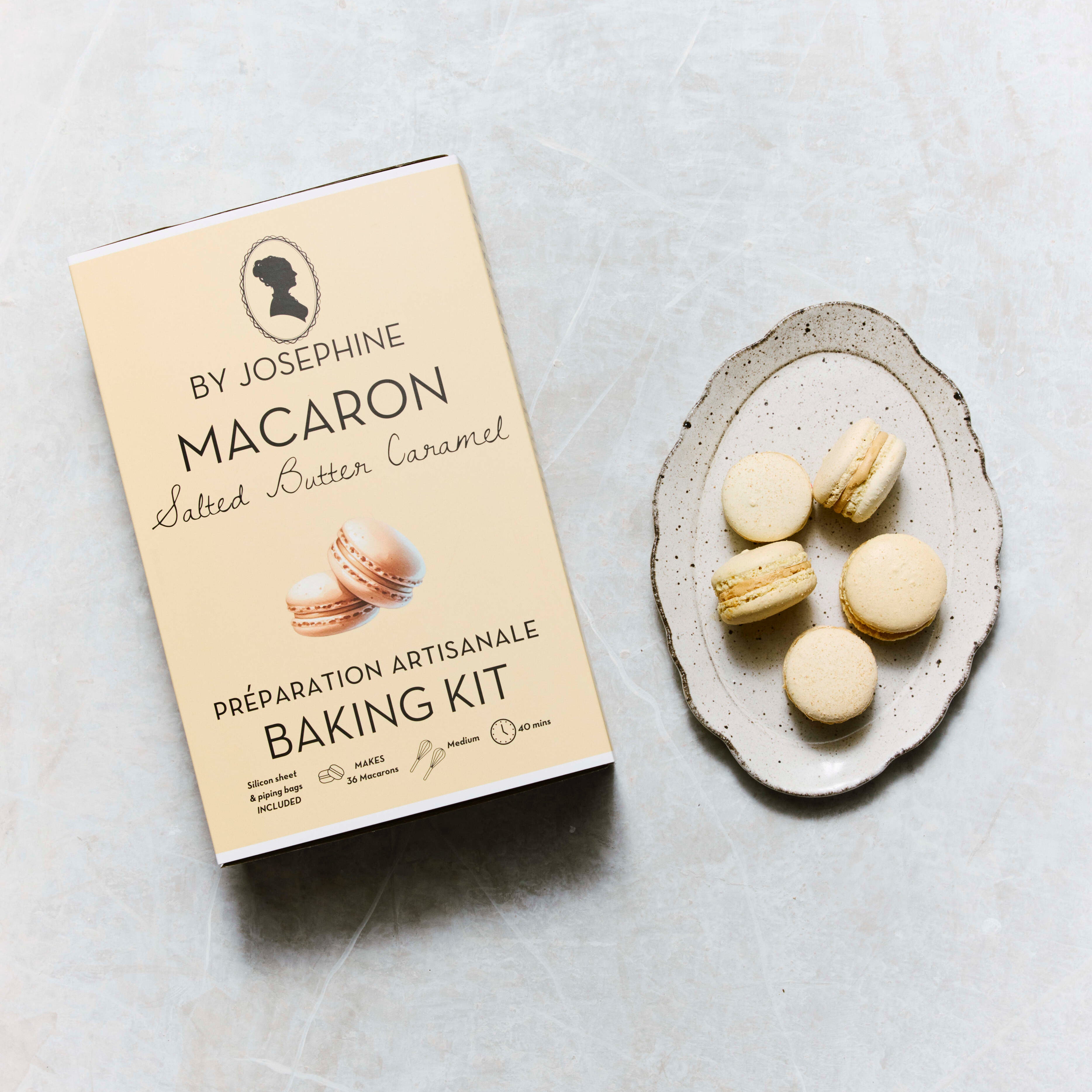 Salted Butter Caramel Macaron Baking Kit