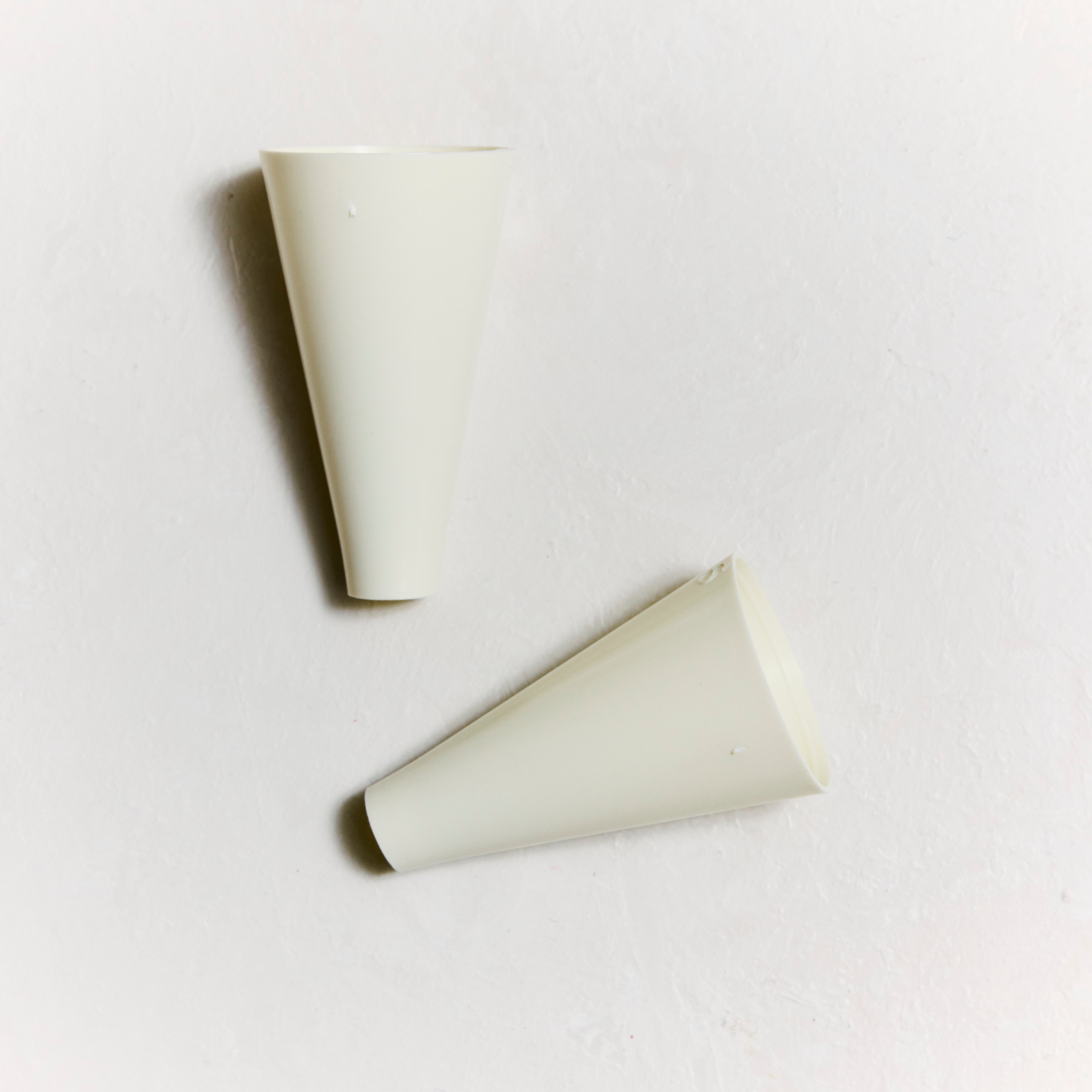 Two pipping nozzles in white background